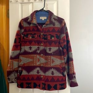 Idyllwind southwestern print shacket jacket